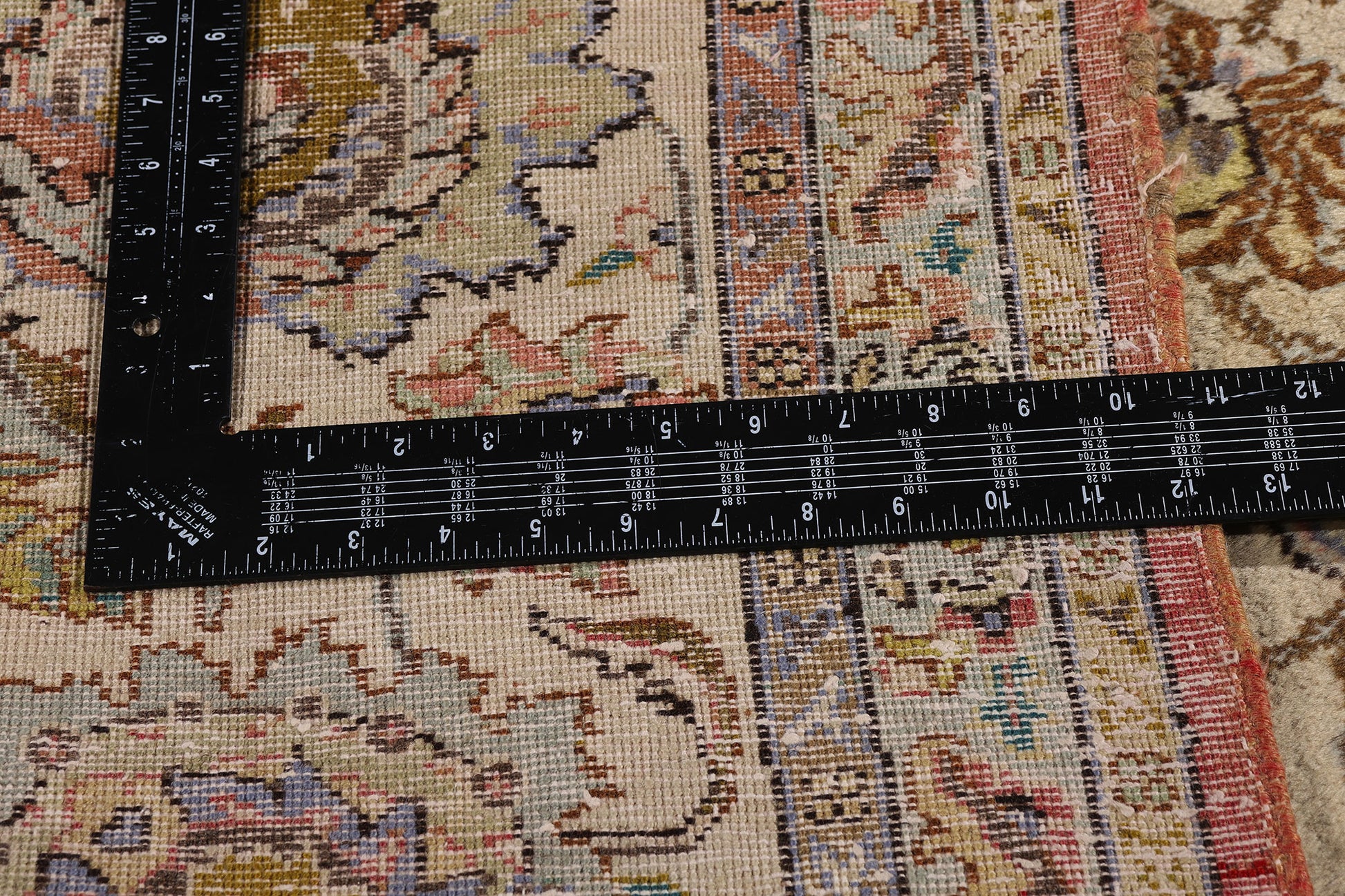 10 x 13 - Vintage Persian Tabriz Rug - 71929