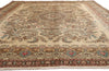10 x 13 - Brown Vintage Persian Tabriz Rug - 76285
