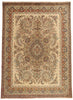10 x 13 - Brown Vintage Persian Tabriz Rug - 76285