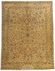 10 x 13 - Brown Vintage Persian Tabriz Rug - 76327