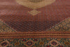 10 x 13 - Brown Vintage Persian Tabriz Rug - 76693