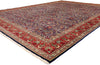 10 x 13 - Navy Blue Vintage Persian Tabriz Rug - 76331