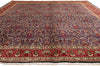 10 x 13 - Navy Blue Vintage Persian Tabriz Rug - 76331