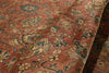 10 x 13 - Rust Vintage Persian Tabriz Rug - 76271