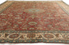 10 x 13 - Rust Vintage Persian Tabriz Rug - 76286