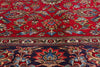 10 x 13 - Red Vintage Persian Tabriz Rug - 76262