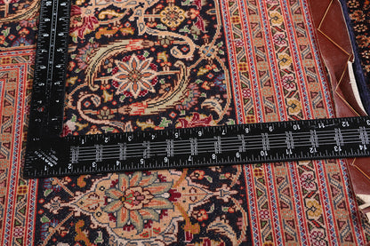 10 x 13 - Rust Vintage Persian Tabriz Rug - 76980