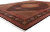 10 x 13 - Rust Vintage Persian Tabriz Rug - 76980
