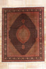 10 x 13 - Rust Vintage Persian Tabriz Rug - 76980