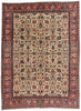 8 x 11 Beige Vintage Persian Tabriz Rug 61408