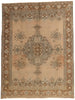 9 x 12 - Brown Vintage Persian Tabriz Rug - 75767