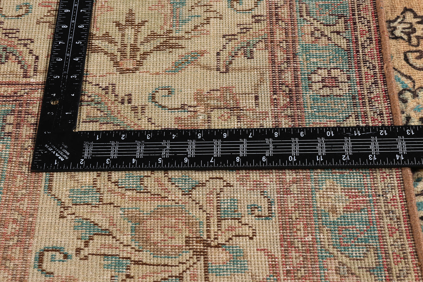 9 x 12 - Brown Vintage Persian Tabriz Rug - 76289