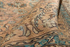 9 x 12 - Brown Vintage Persian Tabriz Rug - 76289