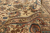 9 x 13 - Beige Vintage Persian Tabriz Rug - 76412