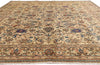 9 x 13 - Beige Vintage Persian Tabriz Rug - 76412
