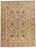 9 x 13 - Beige Vintage Persian Tabriz Rug - 76412