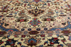 9 x 13 - Beige Vintage Persian Tabriz Rug - 71755