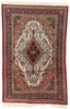 6 x 9 Vintage Persian Yazd Rug 78936