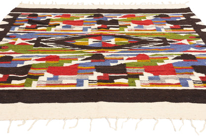 6 x 7 Vintage South American Kilim Rug 78926