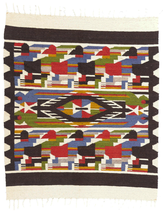 6 x 7 Vintage South American Kilim Rug 78926