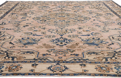 9 x 12 Pink Vintage Persian Malayer Rug 61399