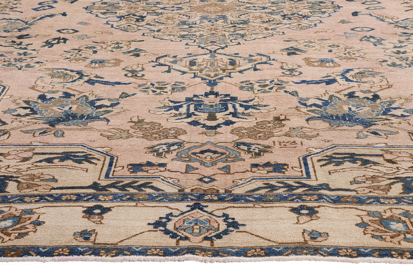 9 x 12 Pink Vintage Persian Malayer Rug 61399