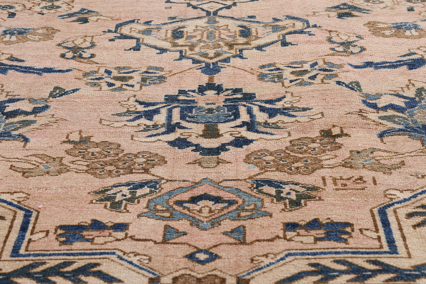 9 x 12 Pink Vintage Persian Malayer Rug 61399