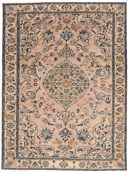 9 x 12 Pink Vintage Persian Malayer Rug 61399