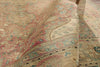 10 x 13 - Brown Vintage Persian Tabriz Rug - 76446