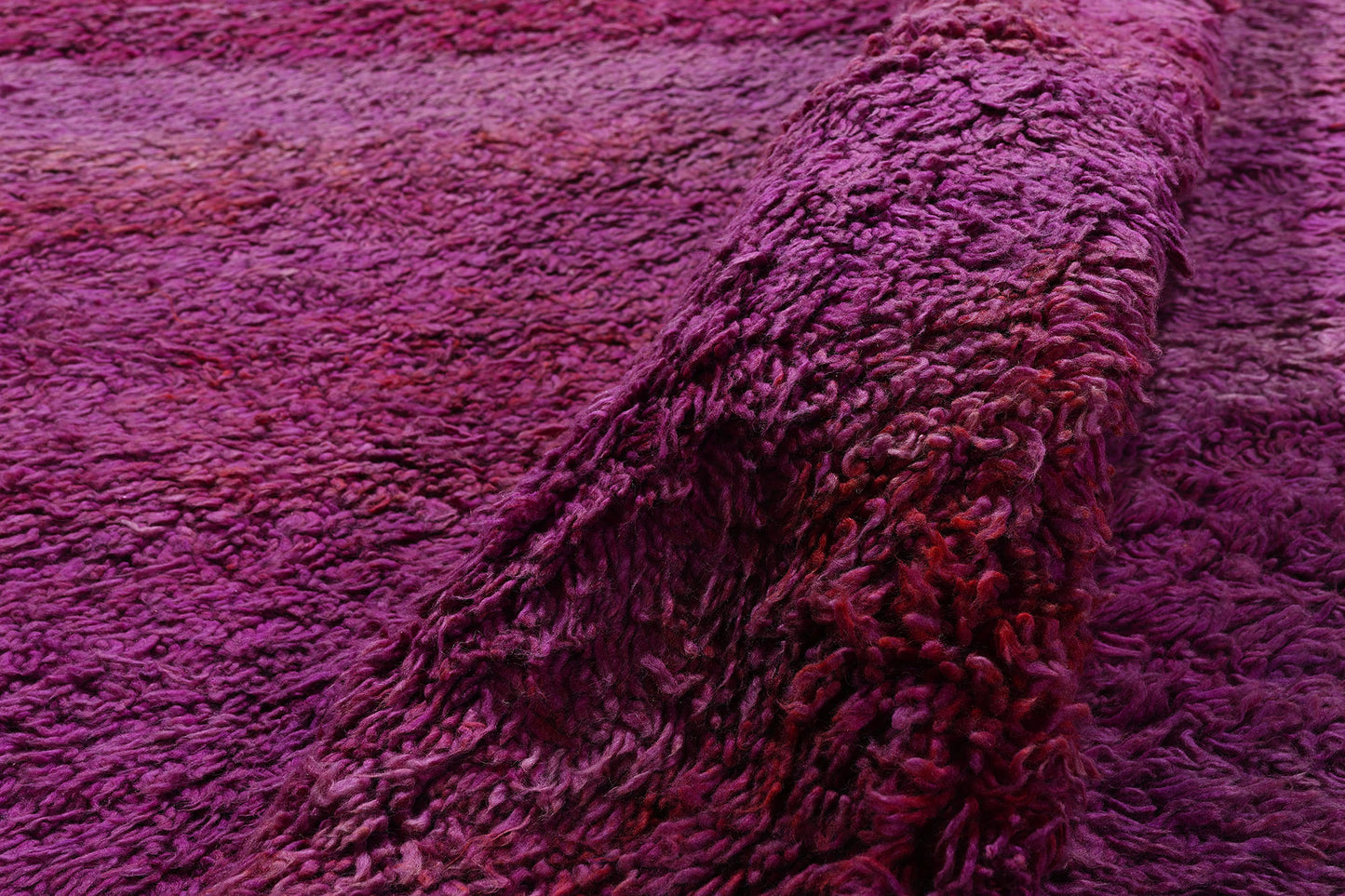 7 x 10 Purple Vintage Beni Mrirt Moroccan Rug 79338
