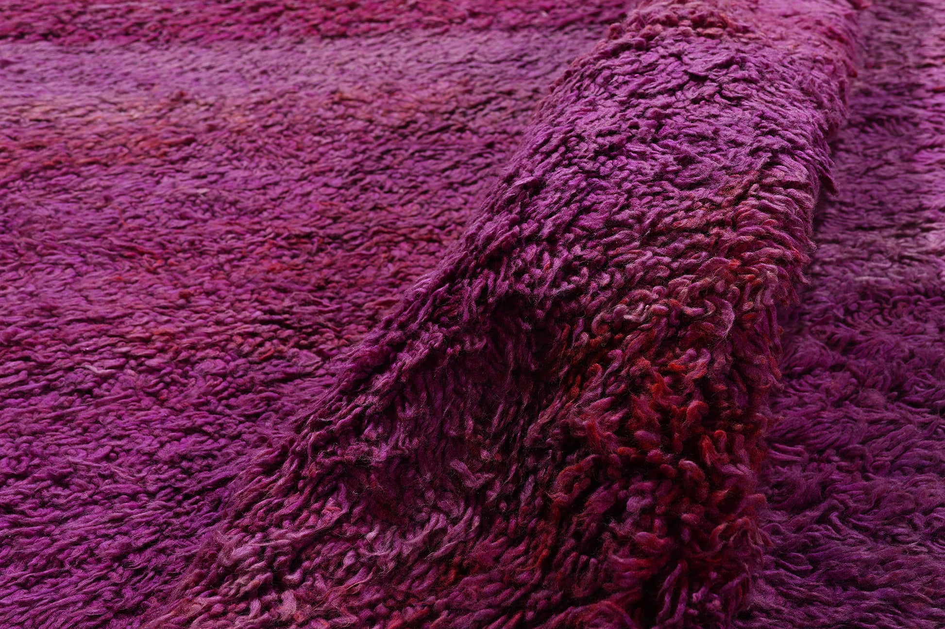 7 x 10 Purple Vintage Beni Mrirt Moroccan Rug 79338