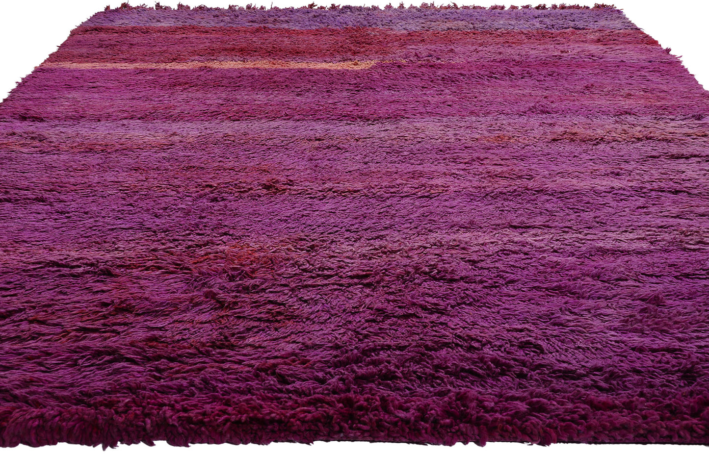 7 x 10 Purple Vintage Beni Mrirt Moroccan Rug 79338