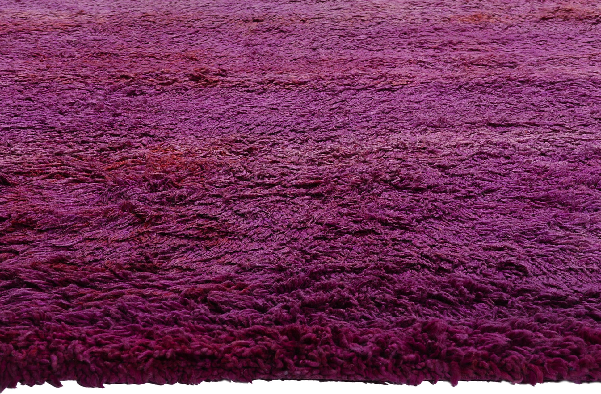 7 x 10 Purple Vintage Beni Mrirt Moroccan Rug 79338