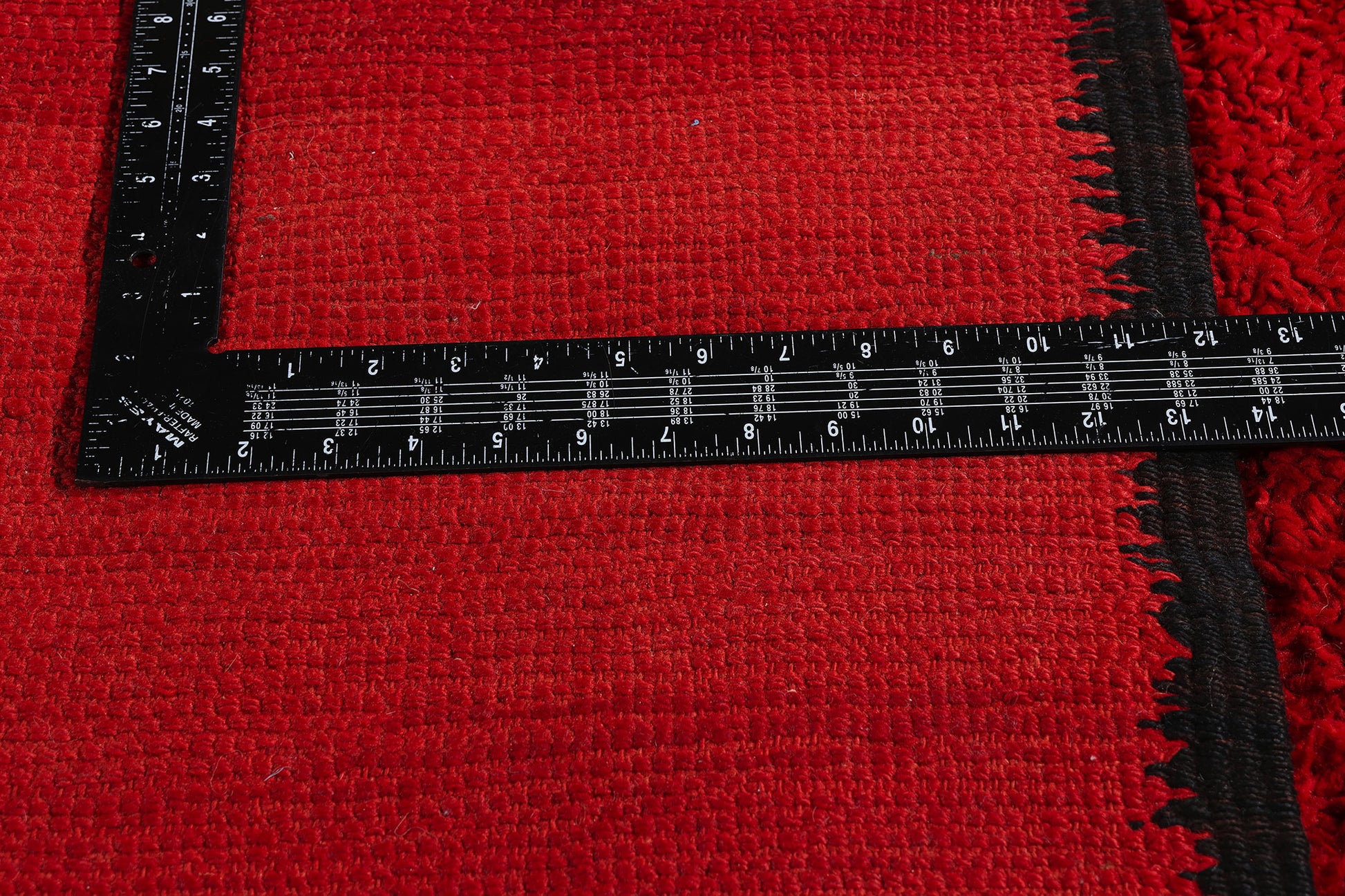 6 x 9 Red Vintage Beni Mrirt Moroccan Rug 79340
