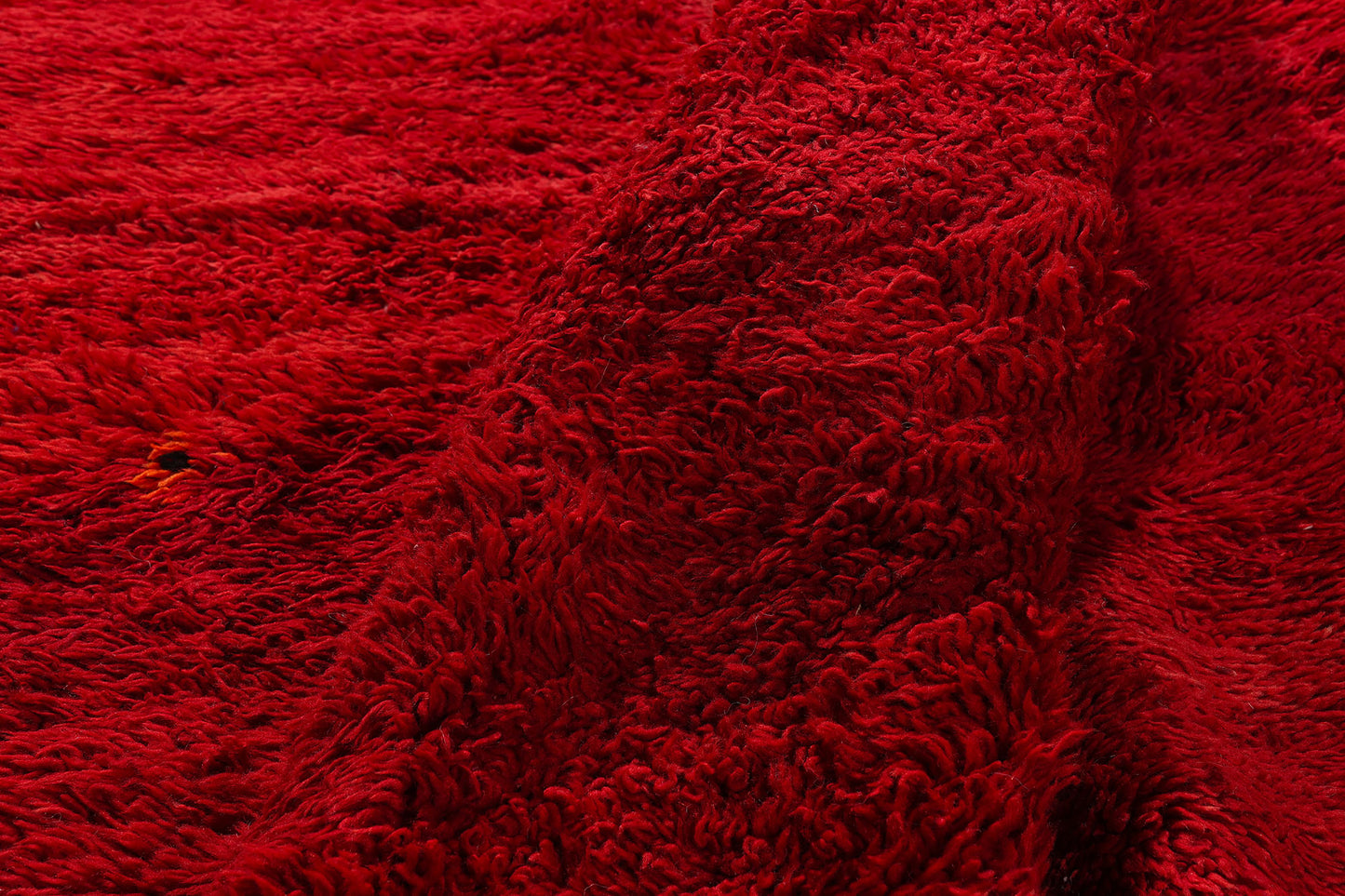 6 x 9 Red Vintage Beni Mrirt Moroccan Rug 79340