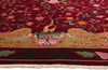 8 x 10 Red Vintage Chinese Art Deco Rug 79326