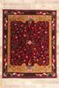 8 x 10 Red Vintage Chinese Art Deco Rug 79326