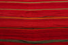 6 x 14 Red Vintage Striped Moroccan Kilim Rug 79339