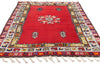 4 x 6 Vintage Red Rabat Moroccan Rug 79005