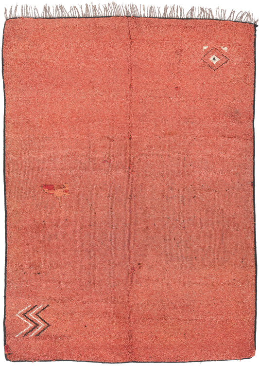6 x 8 - Red Vintage Moroccan Rug - 20045