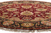 8 x 8 Red Vintage Round Indian Oushak Rug 79332