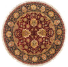 8 x 8 Red Vintage Round Indian Oushak Rug 79332