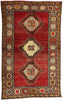 4 x 7 Vintage Red Turkish Oushak Rug 52293