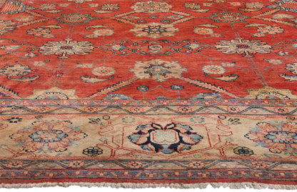 8 x 12 Vintage Red Oushak Rug 79289