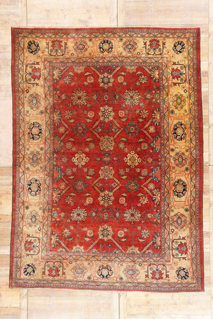 8 x 12 Vintage Red Oushak Rug 79289