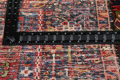 5 x 6 Red Vintage Persian Karaja Heriz Rug 79305
