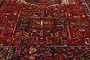 5 x 6 Red Vintage Persian Karaja Heriz Rug 79305