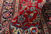 4 x 5 Red Vintage Persian Qum Rug 79315