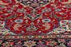 4 x 5 Red Vintage Persian Qum Rug 79315
