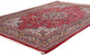 5 x 7 Red Vintage Persian Qum Rug 79313